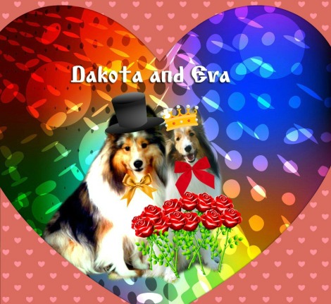 Dakota and Eva Valentine's Day
